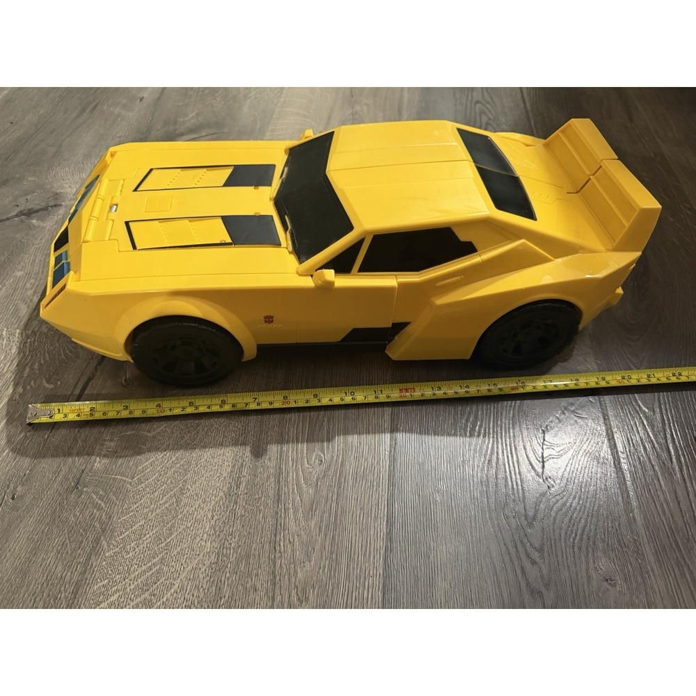 20" Transformers Bumblebee Camaro Large Yellow Car Autobot Action Figure Tomy
